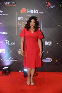 Tanushree Dutta papped at MTV Digital Awards