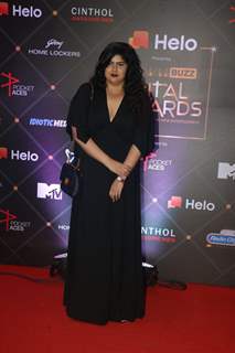 Anshula Kapoor papped at MTV Digital Awards