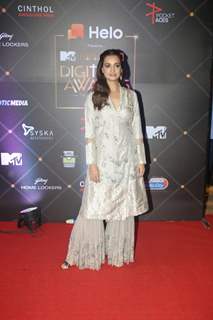 Dia Mirza papped at MTV Digital Awards