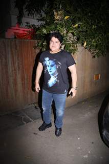 Sajid Khan snapped at Milap Zaveri's birthday bash!