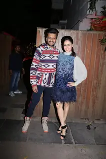 Riteish and Genelia Deshmukh snapped at Milap Zaveri's birthday bash!
