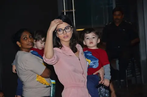 Sunny Leone snapped around the town