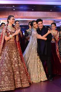 Pooja Hegde walks the ramp for Manish Malhotra