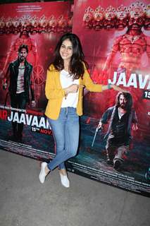 Genelia Deshmukh papped at Marjaavaan's special screening