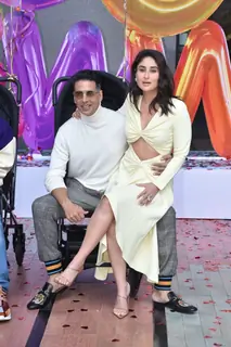 Akshay Kumar and Kareena Kapoor attends the trailer launch of Good Newwz