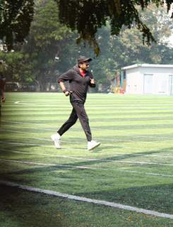 Anil Kapoor spotted running in Juhu