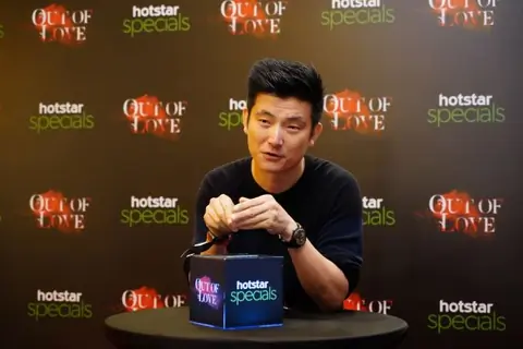 Chang at the red carpet screening event of Out of Love