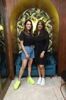 Celebrities snapped at Lean Kitchen by Maya