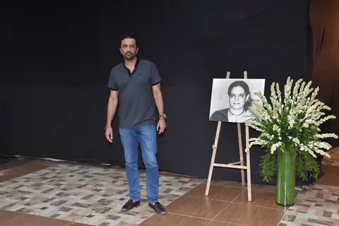 Bollywood celebrities attend the prayer meet of Shaukat Azmi