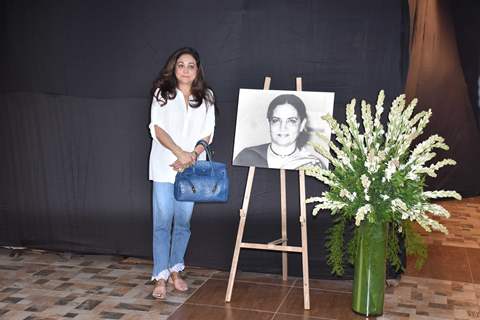 Bollywood celebrities attend the prayer meet of Shaukat Azmi