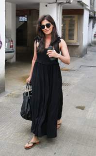 Chitrangda Singh snapped outside a clinic