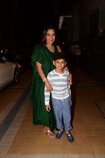 Rupali Ganguly with son