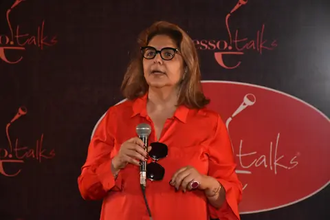 Pinkie Roshan papped at an event Expresso Talks