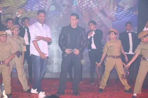 Salman Khan and Prabhudeva set the stage on fire during the song launch