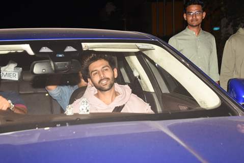 Kartik Aaryan attends the special screening of Pati Patni Aur Woh