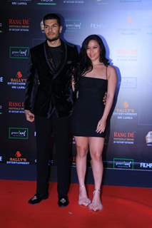 Krishna Shroff and Eban Hyams papped at the Red Carpet of Filmfare Glamour and Style Awards 2019