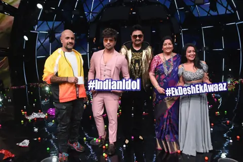 Himesh Reshammiya, Vishal Dadlani, Kumar Sanu and Neha Kakkar