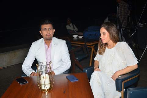 Sonu Nigam spotted during an event