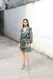 Dia Mirza spotted around the town