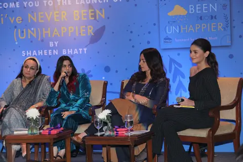 The Bhatt's at Shaheen's Book Launch