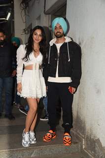 Kiara Advani and Diljit Dosanjh promote Good Newwz