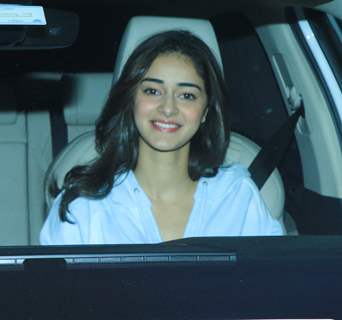 Ananya Panday at Pati Patni Aur Woh screening