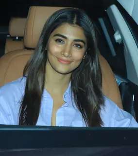Pooja Hegde at Pati Patni Aur Woh screening