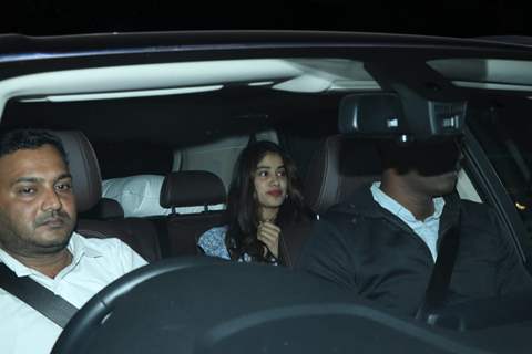 Janhvi Kapoor at Pati Patni Aur Woh screening