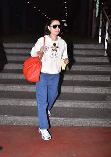 Ameesha Patel snapped at the airport