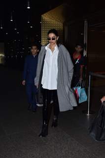 Deepika Padukone snapped at the airport