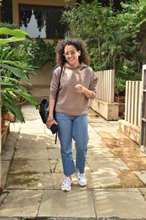 Sanya Malhotra snapped around the town