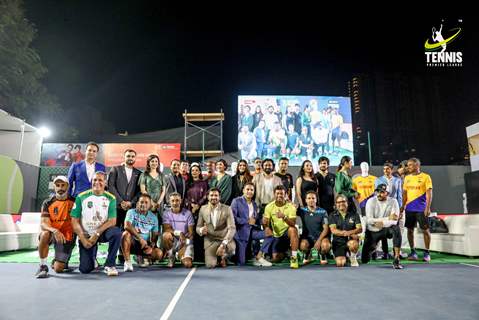 Celebrities at the launch of Tennis Premier League season 2!
