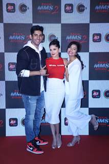 Varun Sood, Sunny Leone and Divya Agarwal