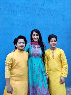 Shivya Pathania with Harshit Kabra and Krish Chauhan