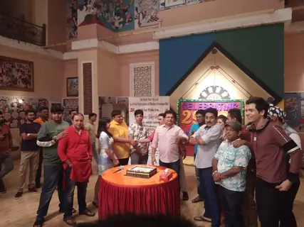 Cake Cutting with the cast of Taarak Mehta Ka Ooltah Chashmah