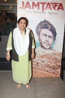 Nadira Babbar present at the screening of Jamtara Sabka Number Ayega