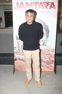 Ajit Andhare present at the screening of Jamtara Sabka Number Ayega