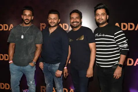 Rohit Reddy with Gaurav Parikh, Mushtaq Sheikh and Ketul Parikh