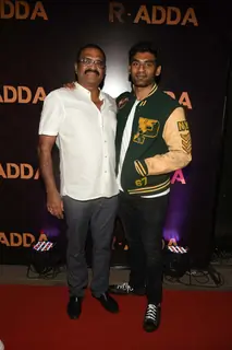 Varadaraj M Shetty with Rajit Shetty