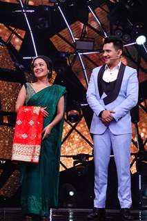 Aditya Narayan and Neha on Indian Idol 11