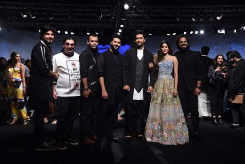 Vicky Kaushal and Janhvi Kapoor walked the ramp at Lakme Fashion Week