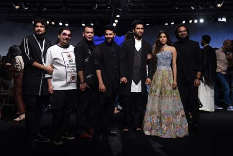 Vicky Kaushal and Janhvi Kapoor walked the ramp at Lakme Fashion Week