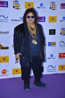 Bappi Lahiri snapped at Mirchi Awards 2020