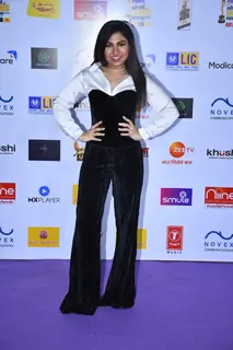 Tulsi Kumar snapped at Mirchi Awards 2020