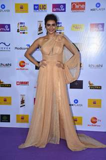 Karishma Tanna snapped at Mirchi Awards 2020