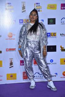 Raja Kumari snapped at Mirchi Awards 2020
