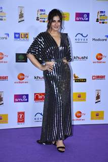 Raveena Tandon snapped at Mirchi Awards 2020