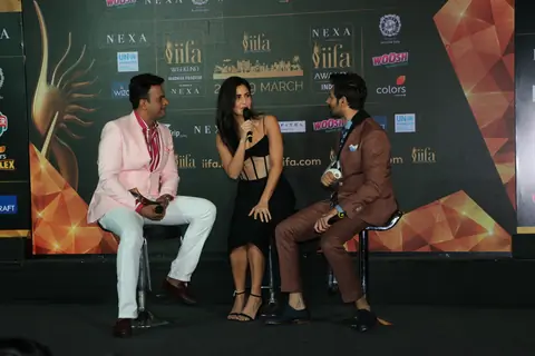 Kartik, Katrina and Dia IIFA Press conference! 