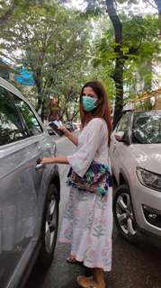 Nupur Sanon snapped around the town