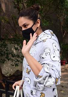 Huma Qureshi snapped around the town!